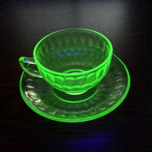 Federal Depression Glass Cup & Saucer